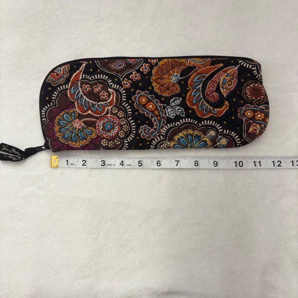Vera Bradley Paisley Print Travel Pouch Zippered Accessory Bag - Picture 8 of 9